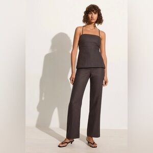 Linen Vincente Pant Faithfull the Brand